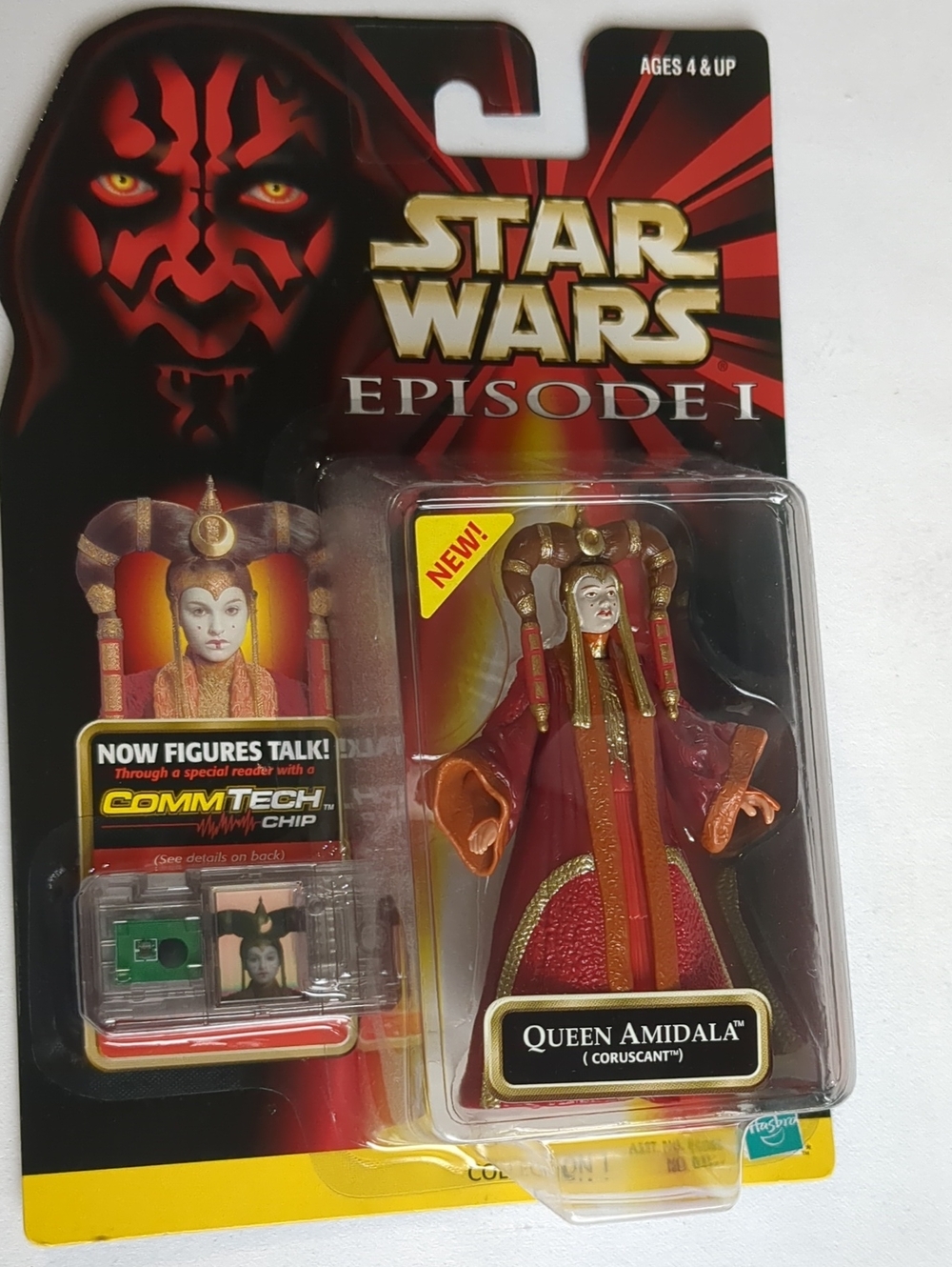 Star Wars Episode 1 Queen Amidala Action Figure With Commtech